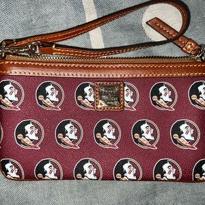 Dooney & Bourke FSU Florida State Seminoles clutch wristlet